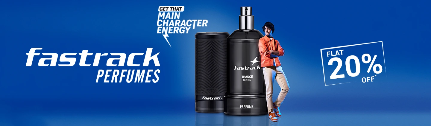 Fastrack perfumes flat 20% off - fastrack trans for men