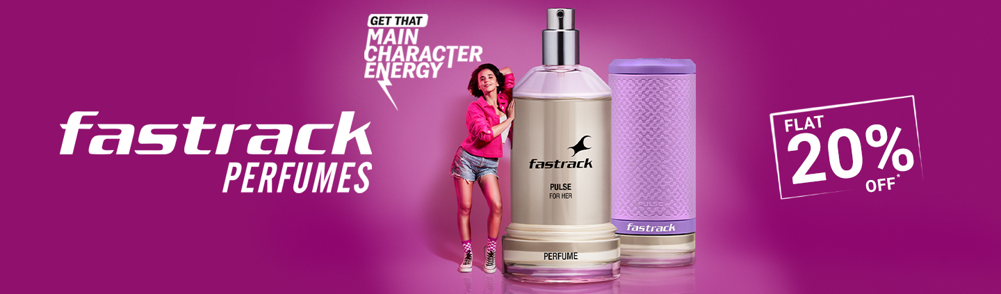 Fastrack perfumes flat 20% off - fastrack plus for her