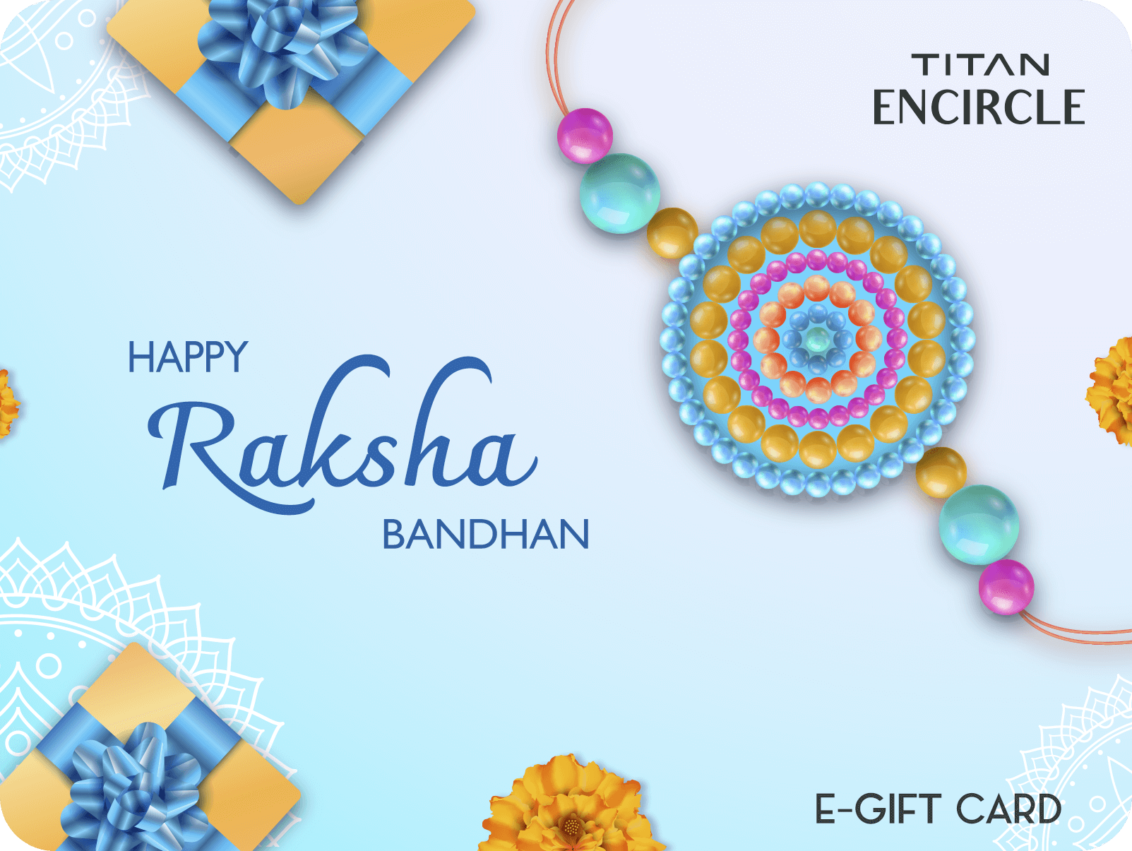 raksha bandhan gift card